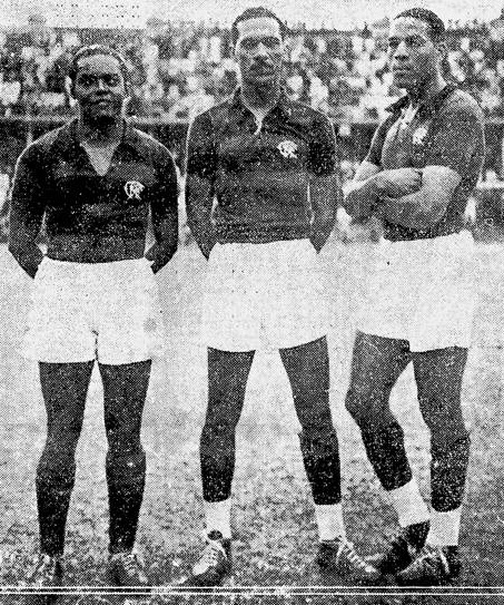 Leônidas, Fausto e Domingos: o trio de astros negros que revolucionaria o Flamengo.